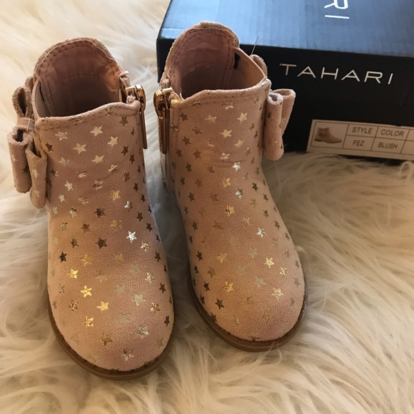 Baby Tahari Star & Bow Booties 5 - Picture 10 of 10